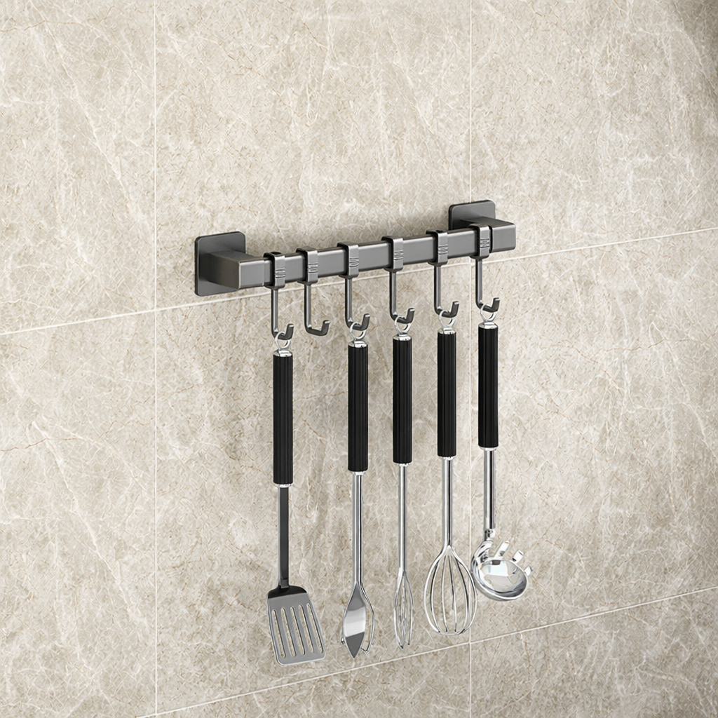 Hole-free kitchen hook