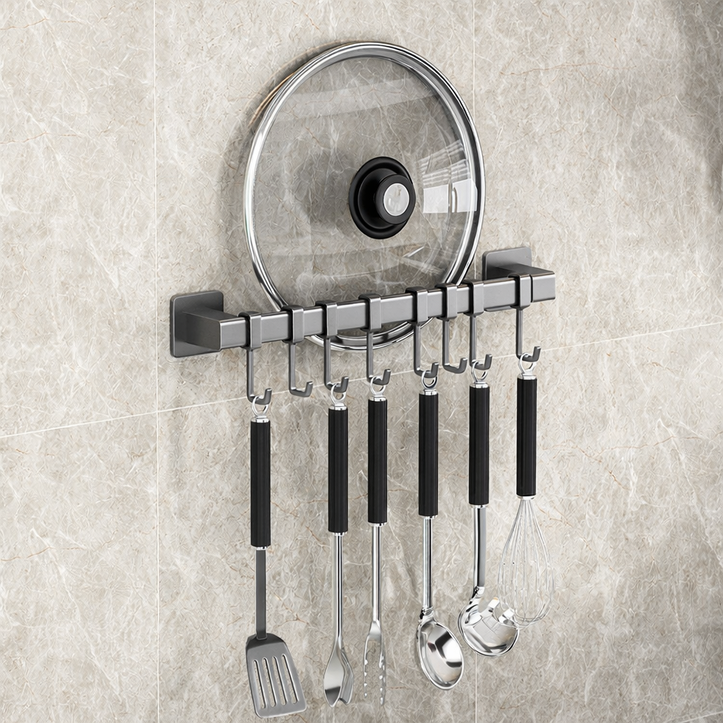 Hole-free kitchen hook