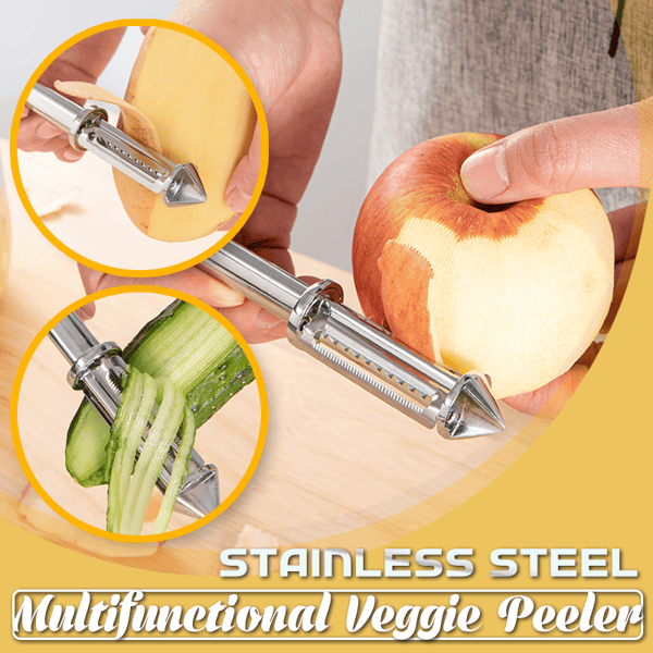 🔥Last Day Buy 1 Get 1 Free $12.49 Each🔥5-in-1 Stainless Steel Multifunctional Veggie Peeler