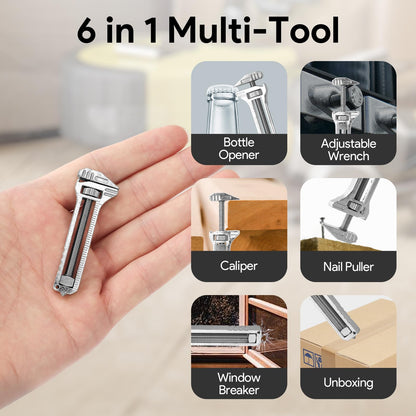 🔥Last Day Buy 1 Get 1 Free – Only $9.49 Each! 🔥Compact Multi-Function Zinc Alloy Tool