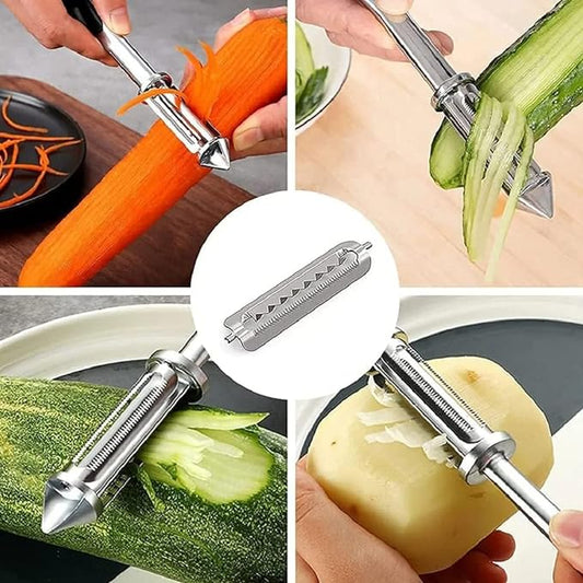 🔥Last Day Buy 1 Get 1 Free $12.49 Each🔥5-in-1 Stainless Steel Multifunctional Veggie Peeler