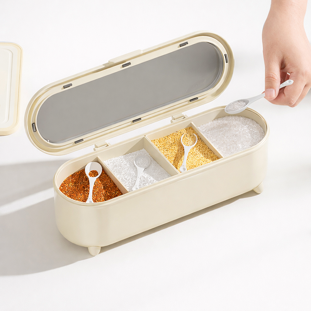 One-piece multi-style flavor box