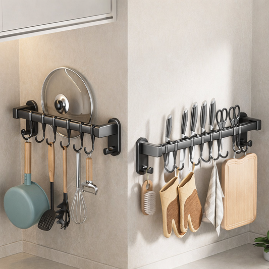 Hole-free kitchen hook