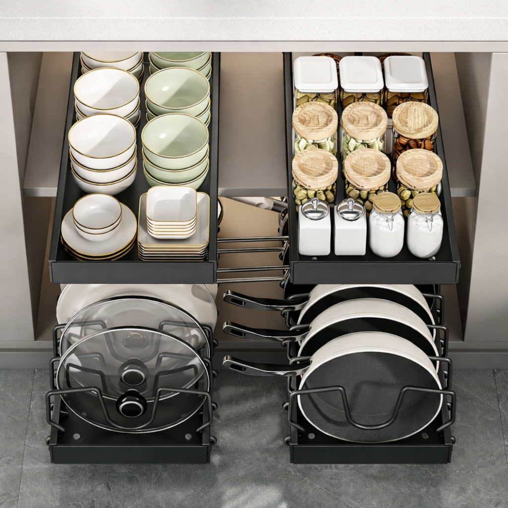 pot and pan organizer