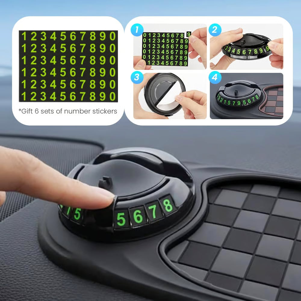 🔥LAST DAY-BUYIGET1 FREE JUST $18.49 EACH 🔥 360° Rotating Car Anti-Slip Dashboard Mat & Phone Holder