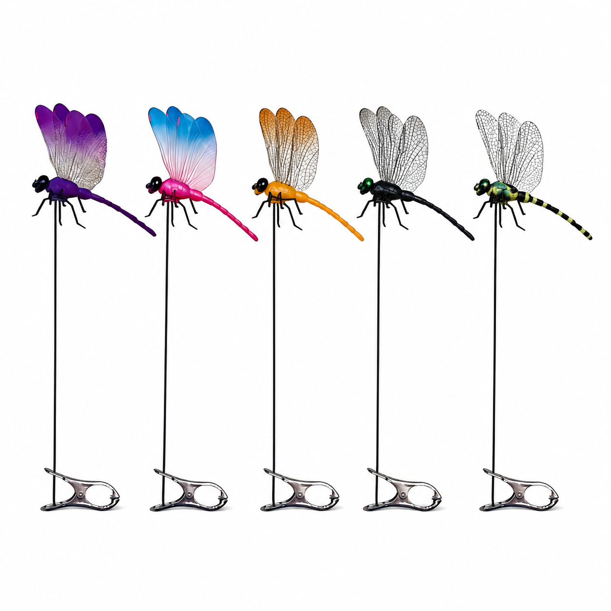 Bumblebee Yellow+ Black + Ombre Orange + Aurora Pink Blue + Ombre -(5pcs)